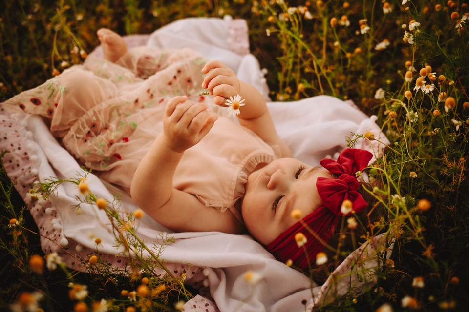 Ensaio de 1 Aninho nas Camomilas - Maya Ensaio de 1 Aninho nas Camomilas - Maya