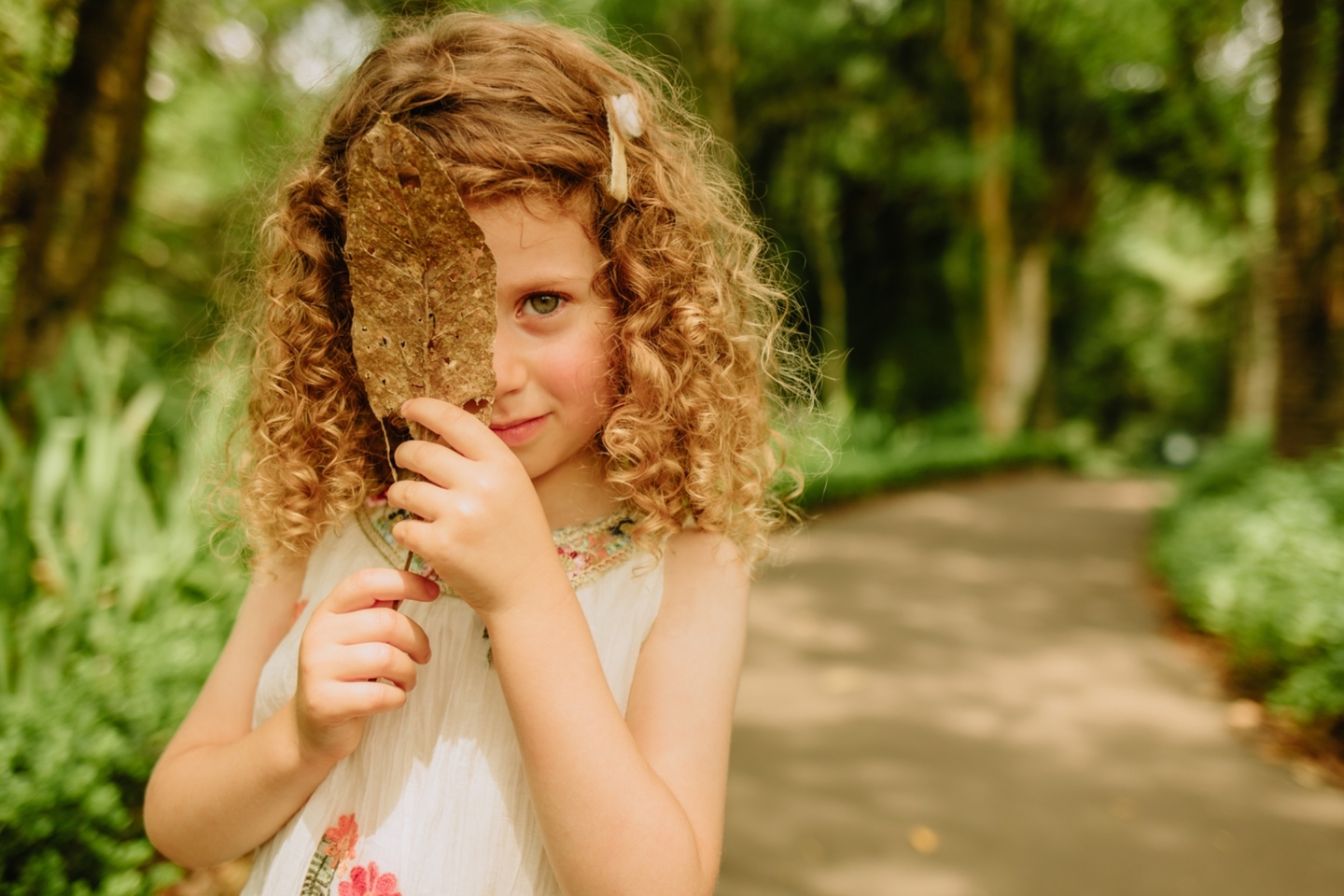 Ensaio de 4 aninhos no Botânico - Magnólia