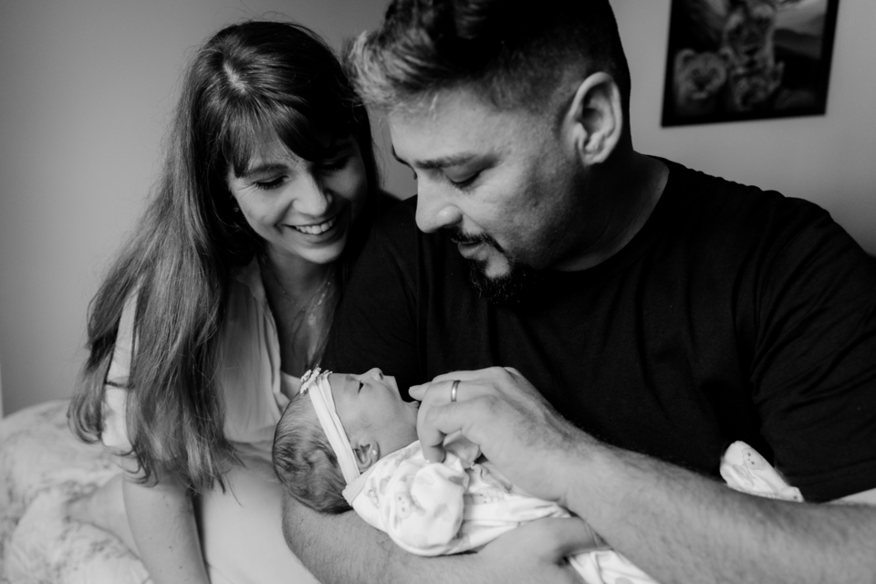 Ensaio de 1 mês em casa - Ana Luiza