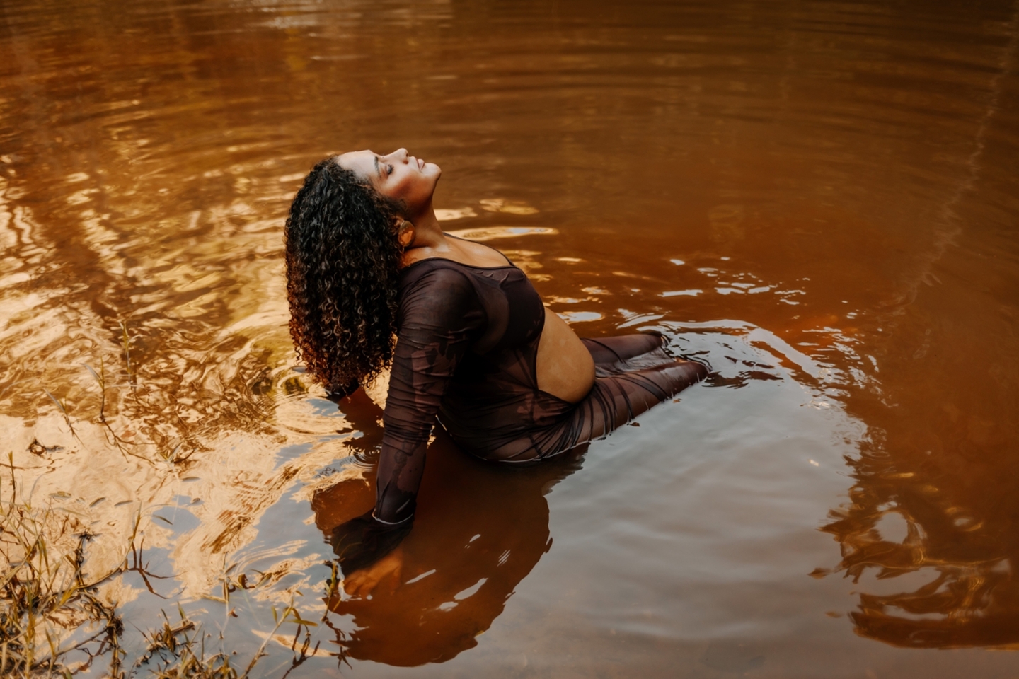 Ensaio gestante na Cachoeira do Alemão - Carol