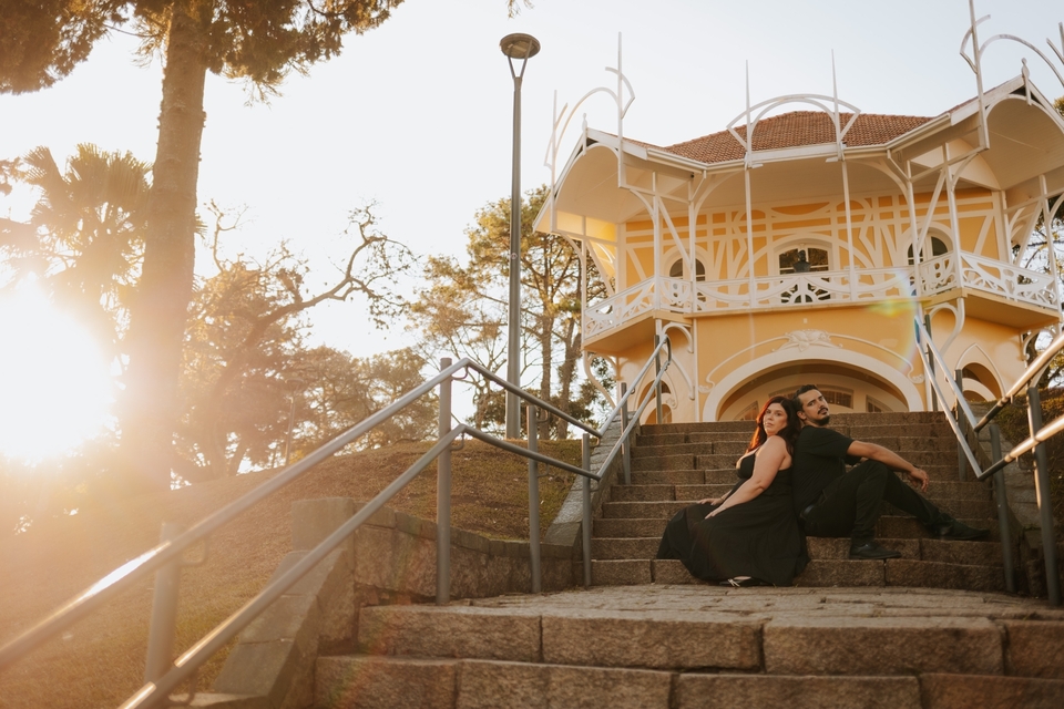 Pré wedding no centro de Curitiba - Camila&Eduardo