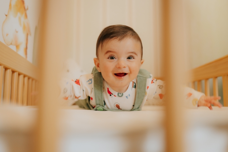 Acompanhamento Arthur - Ensaio de 6 meses em casa