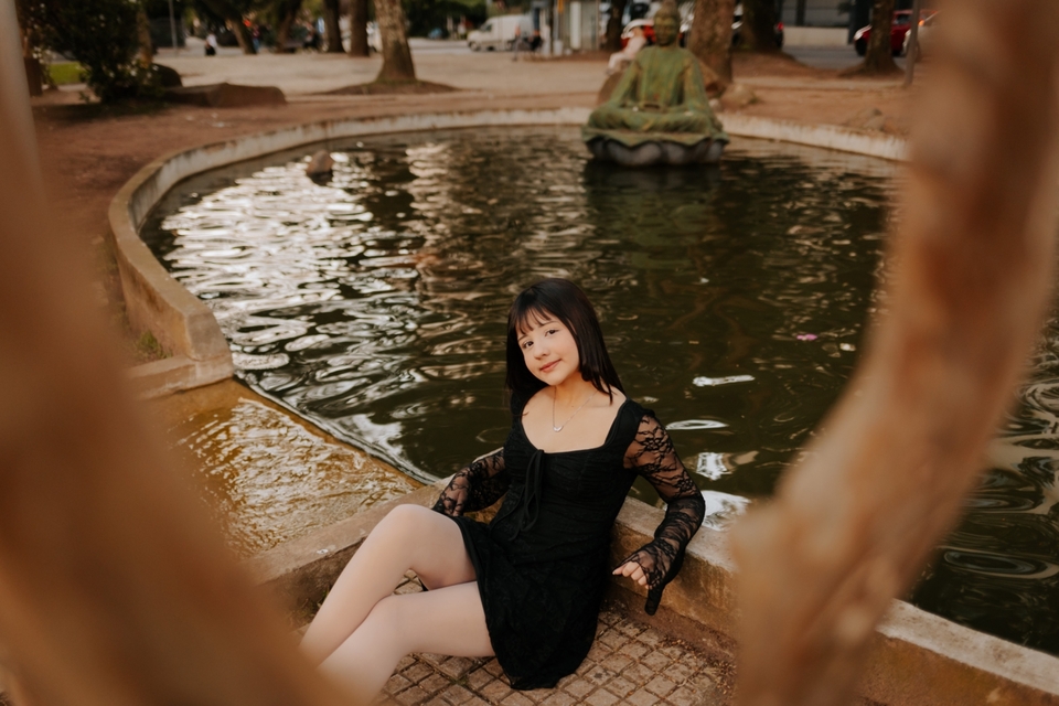 Ensaio de 15 anos na Praça do Japão - Alice
