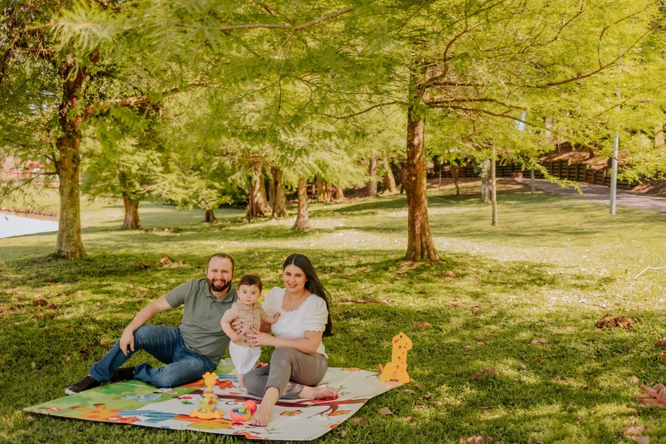 Ensaio 10 meses Arthur - no Parque São Lourenço